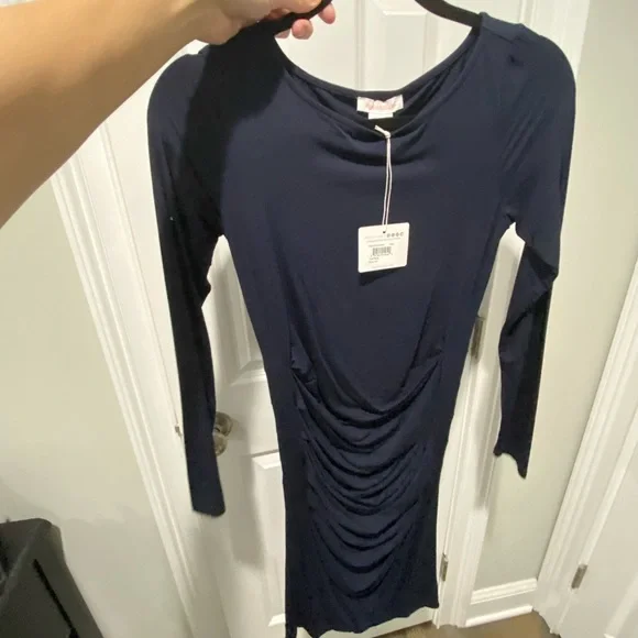 Ingrid & Isabel | Dresses | Ingrid Isabel Long Sleeve Maternity Dress In  Navy Blue New With Tags Xs | Poshmark